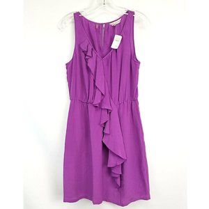 New with Tags Rebecca Taylor Purple Silk Dress 8